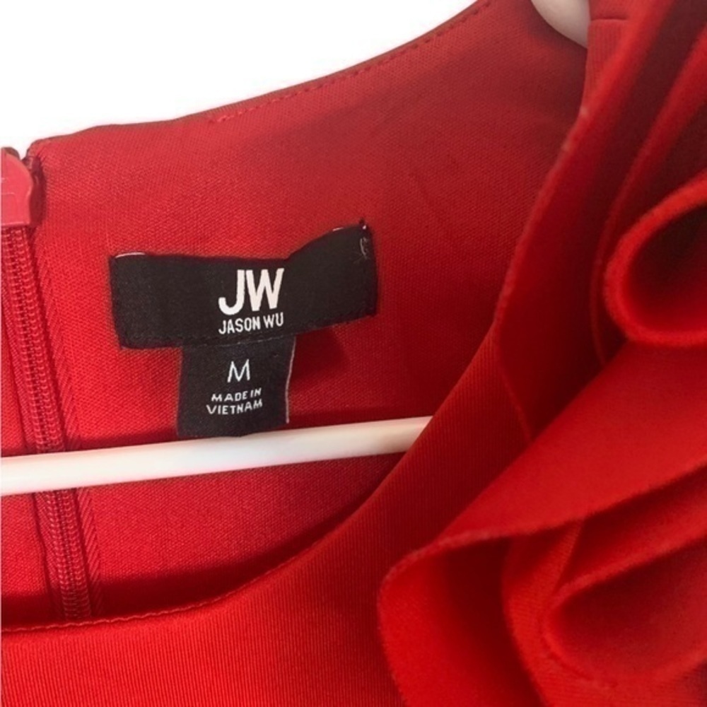 Jason Wu Deep Red Mini Dress Size Medium . - Picture 5 of 7